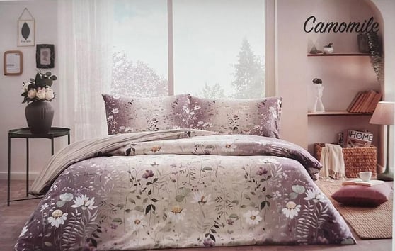 ÖZDİLEK NEV MURDUM CAMOMILE ÇİFT KİŞİLİK NEVRESİM TAKIMI