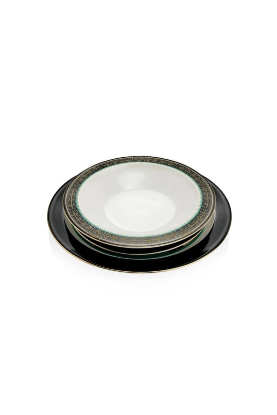 Schafer 1S9017-01001-SIY02 Tılsım Dreamy Yemek Takımı 60 Parça-Siyah