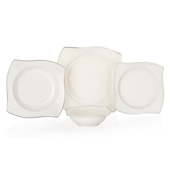 Schafer 1S0446-01001-PLT01 Bety Yemek Takımı 48 Parça-Platin