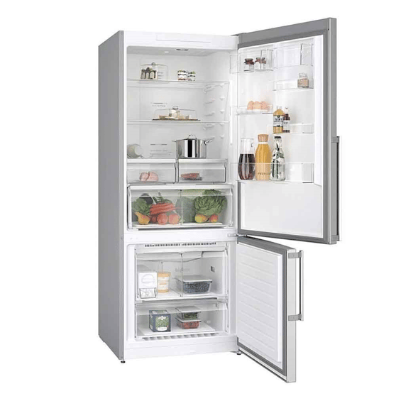 Profilo BD3076IECN E Enerji Sınıfı 526 L 186*75*80 ALtan Derin Donduruculu NoFrost Buzdolabı Inox