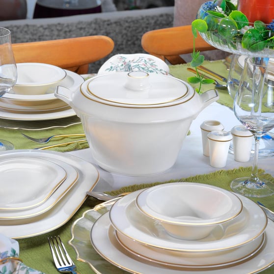 Schafer 1S9017 Tılsım Timeless Yemek Takımı 60 Parça (01001-GLD02)