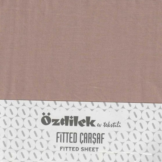 Özdilek Lastikli Fitted Battal Boy Çarşaf Takımı 180*200 Toprak