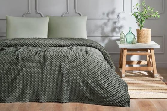 ÖZDİLEK TOMURCUK HAKI ÇİFT KİŞİLİK PVC BATTANIYE 