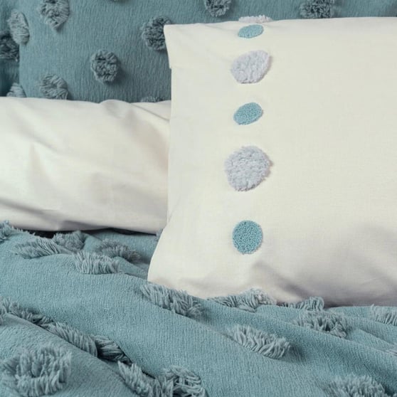Cotton Box Limi Çift Kişilik Yatak Örtülü Nevresim Takımı Aldo Mint