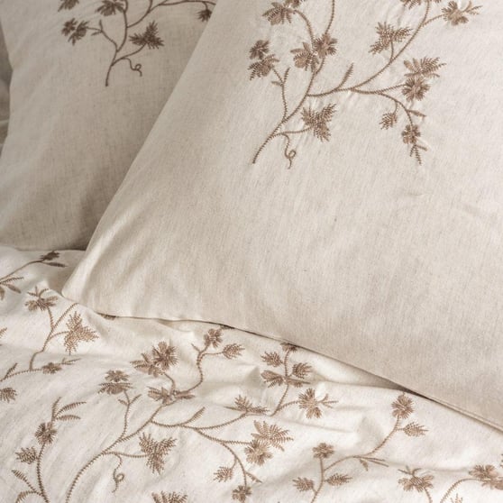 Cotton Keten Çift Kişilik Nevresim Takımı Hemera