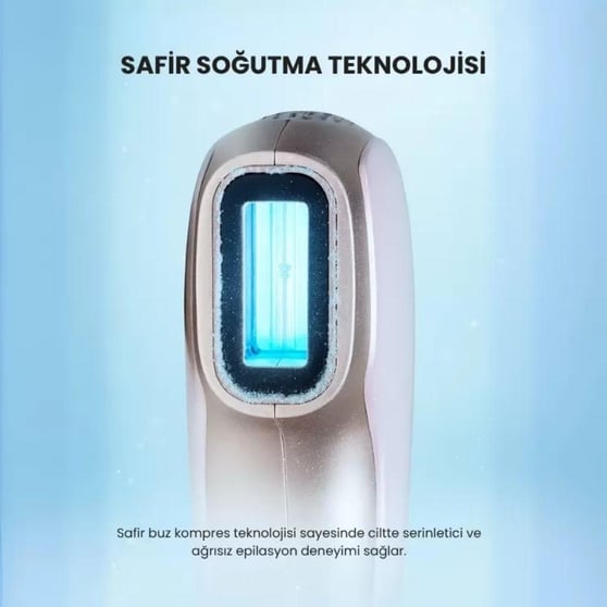 Mieco Sapphire Pembe IPL Epilasyon Cihazı – Ev Tipi Ağrısız Tüy Alma