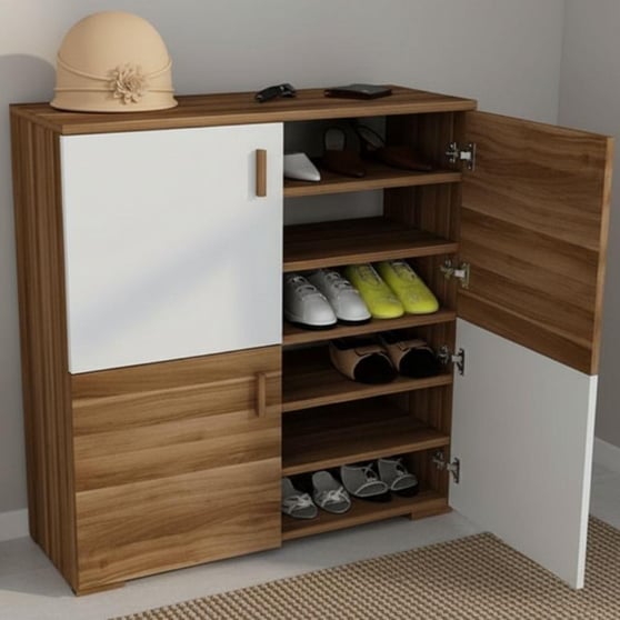 4 Kapaklı Ayakkabılık 104X98X35 (A54)