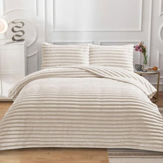 Daintyhome Serra Çift Kişilik Yatak Örtüsü Takımı Bej