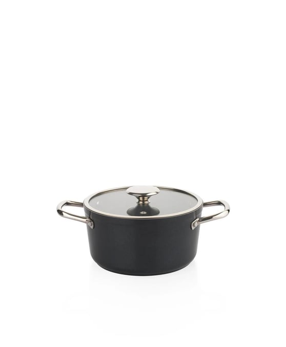 Schafer 1S2438-21003-SIY01 Gravita Seramik Tencere Seti 7 Parça-Siyah