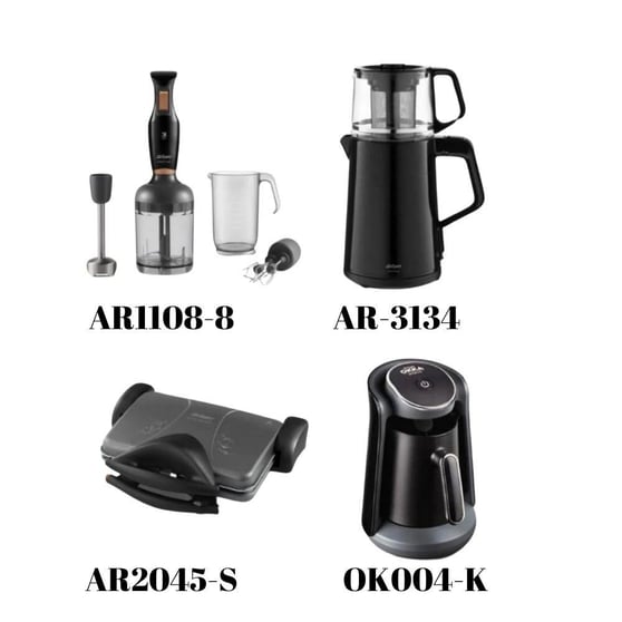 Arzum AR9027PRO Blacklıne Eco Set