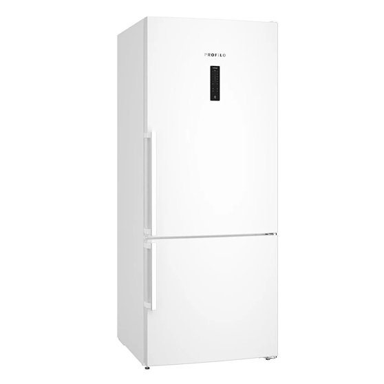Profilo BD3076WECN Alttan 3 çekm dond 526 L 186*75*80 Beyaz No frost  Buzdolabı