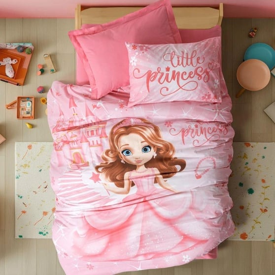 Cotton Box Junior Tek Kişilik Nevresim Takımı Gimbiya Pembe