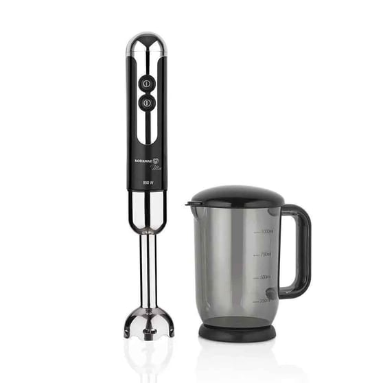 Korkmaz A446-10 Mia Duo Blender Set Siyah/Krom