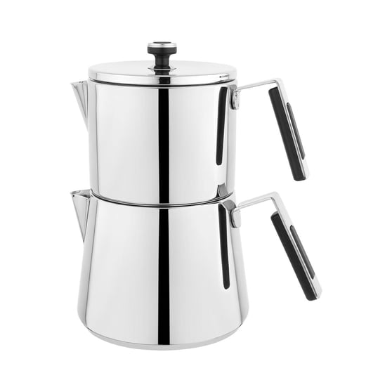 Schafer 1S7028-15001-INX01 Toledo Çelik Çaydanlık Takımı (Büyük Boy) 4 Parça-Inox