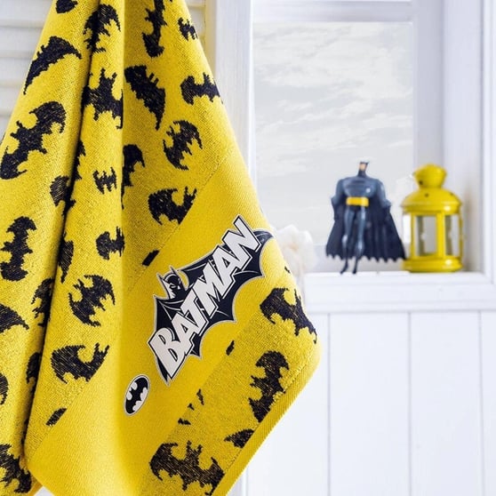 Özdilek Batman Dark Lisanslı Çocuk Bornoz Seti 9/10 Yaş