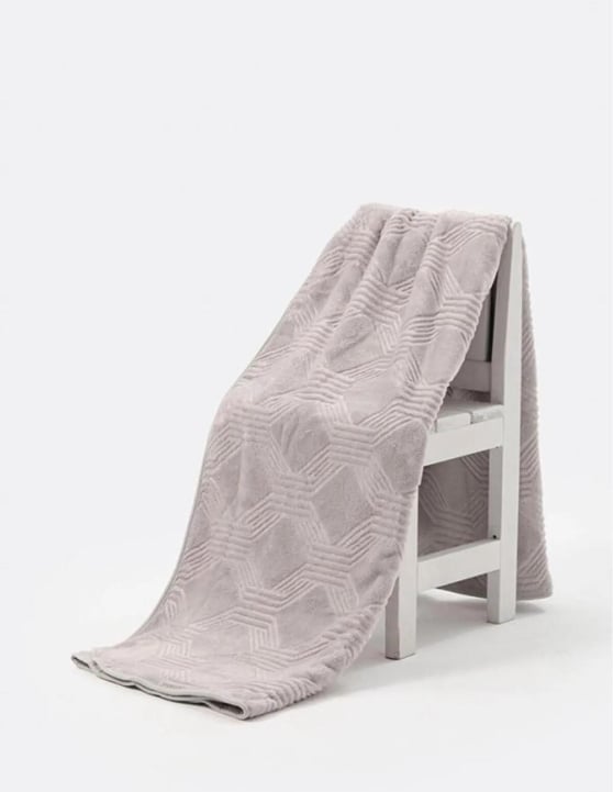 ÖZDİLEK TRENDY ART DECO GRI ÇİFT KİŞİLİK BATTANIYE