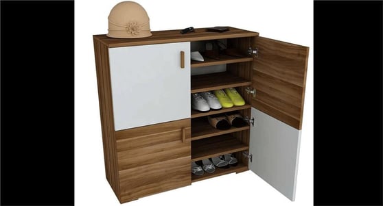 4 Kapaklı Ayakkabılık 104X98X35 (A54)