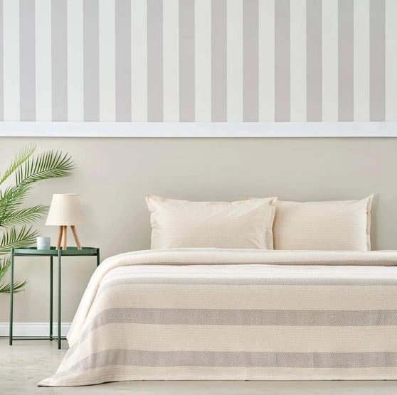 TAÇ SOFTLY SET AURA TEK KİŞİLİK PİKE TAKIMI