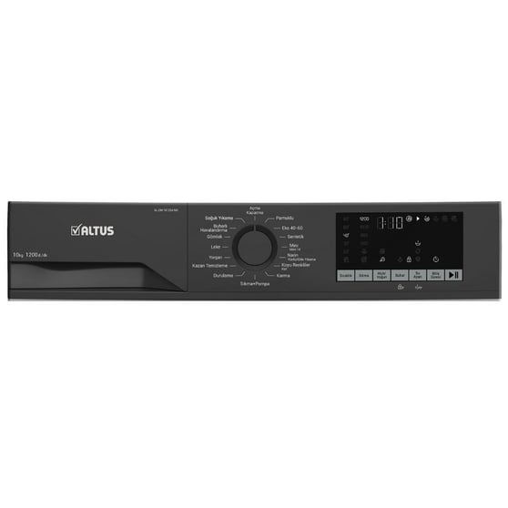 Altus AL CM 101254 MC 10 kg 1200 Devir Inverter Motor Buharlı Çamaşır Makinesi