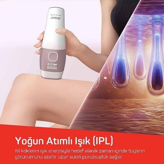 Arzum AR5176 Sateen Touch IPL Tüy Alma Sistemi – Evde Kalıcı Pürüzsüzlük
