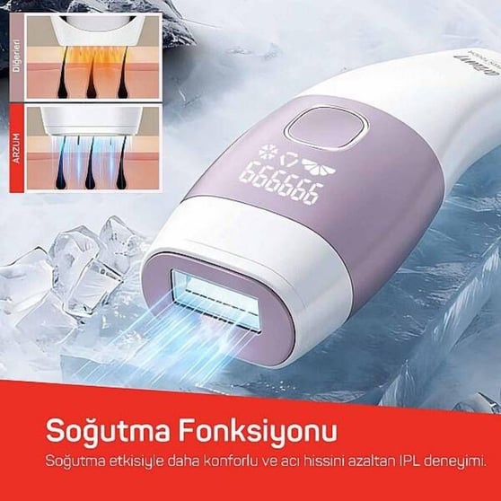 Arzum AR5176 Sateen Touch IPL Tüy Alma Sistemi – Evde Kalıcı Pürüzsüzlük