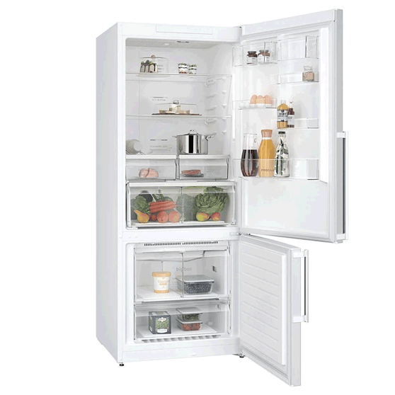 Profilo BD3076WECN Alttan 3 çekm dond 526 L 186*75*80 Beyaz No frost  Buzdolabı