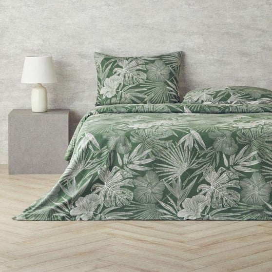 Englısh Home Rainforest Pamuk Çift Kişilik Yeşil Nevresim Takımı 200x220 cm