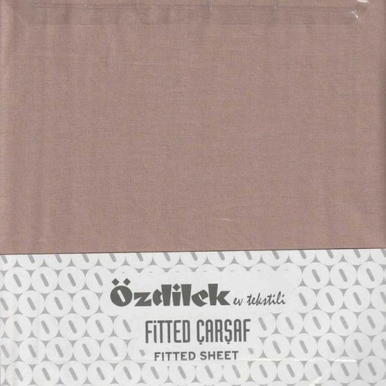 Özdilek Lastikli Fitted Tek kişilik Çarşaf Takımı 120*200 Toprak