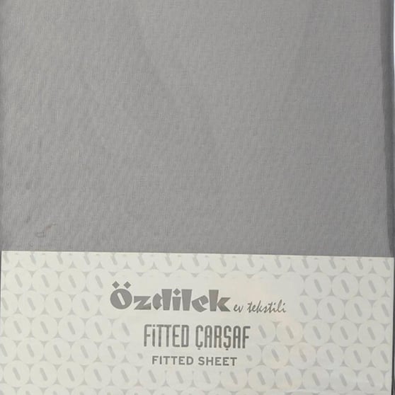 ÖZDİLEK FITTED YASTIKLI ÇARŞAF 160X200 GÜMÜŞ