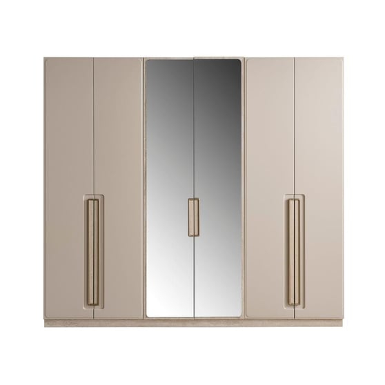 Akkor 6 Kapılı MDF Lake Gardırop 240 cm (D1)