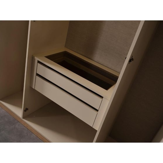Capella 6 Kapılı Reflekte Camlı Gardırop 240x216 cm (D1)