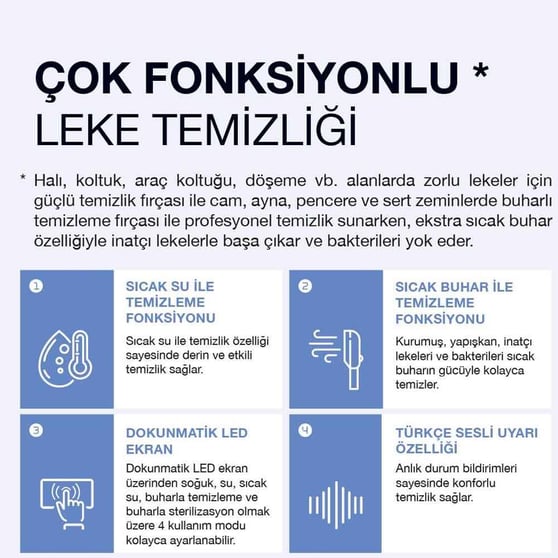 Fakir Spot Cleaner PR8038 Buhar & Leke Temizleyici (41005210)