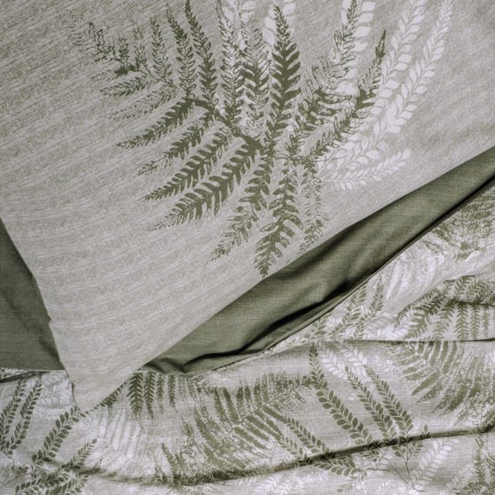 Cotton Box Dual Front Ranforce %100 Pamuk Çift Kişilik Nevresim Takımı 200x220 cm Haki