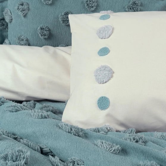 Cotton Box Limi Aldo Mint Yatak Örtülü Nevresim Takımı