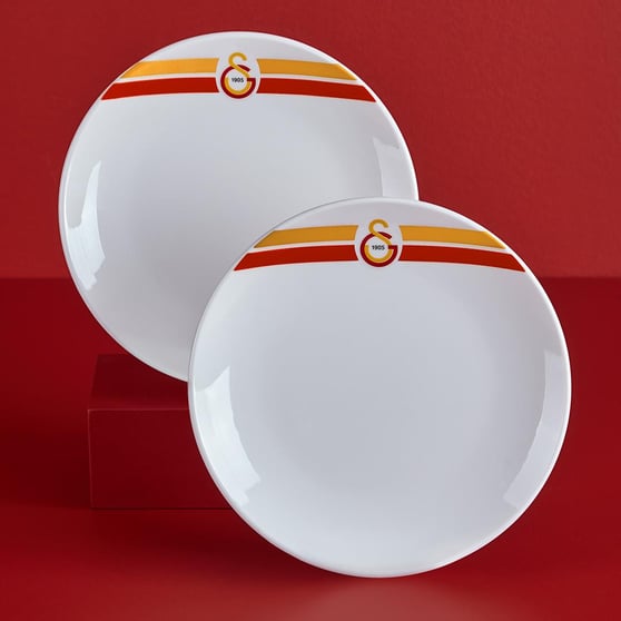 Neva N3472 Galatasaray Lisanslı Arma Logo 2li Servis Tabağı