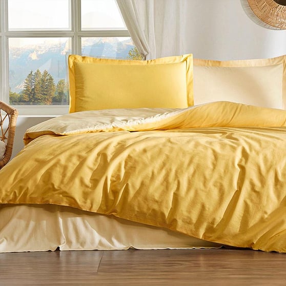 Özdilek Colourist Rf Nevresim Çift Kişilik Sarı-A.Sarı