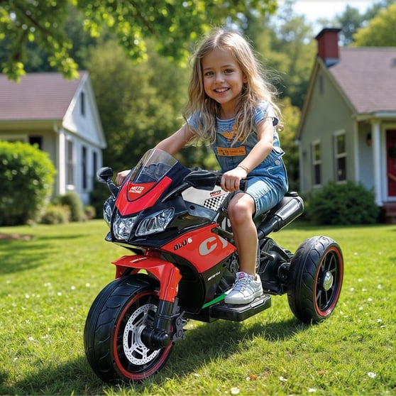 Dolu Cycle 12V 3 Tekerlekli Akülü Motor 8187 Çocuk Motoru