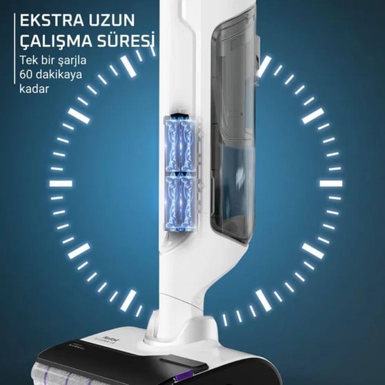 Tefal X-Clean 10 GF7540 Islak Kuru Şarjlı Dikey Süpürge (2211401372)