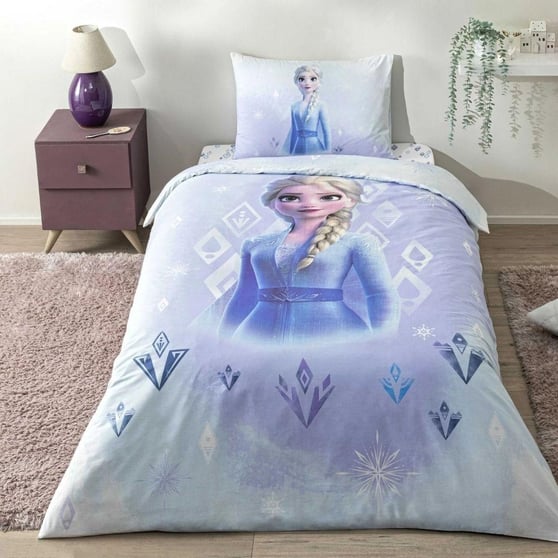 Taç Lisanslı Disney Frozen Diamond Tek Kişilik Nevresim Takımı