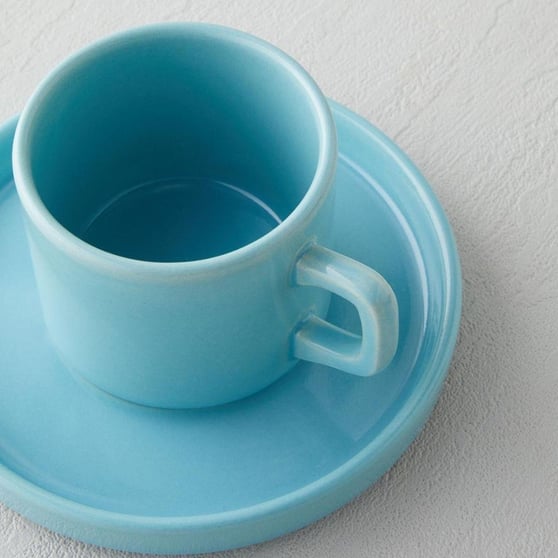 English Home Coastal Bliss Mavi Seramik Çay Fincanı Takımı 184 ml