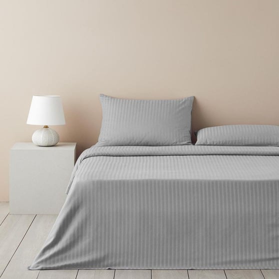 English Home Crystal Gri Nevresim Takımı 240x220 cm King Size - Gri