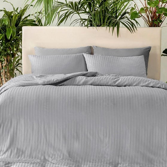 English Home Crystal Gri Nevresim Takımı 240x220 cm King Size - Gri