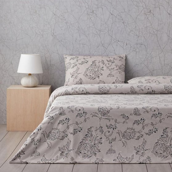 English Home Curioleaf Bej Nevresim Takımı 160x220 cm