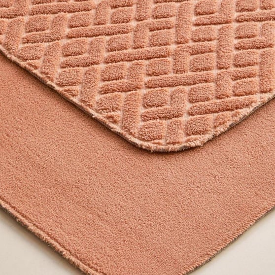 English Home Gridline Banyo Paspası Seti 60x100 cm + Somon