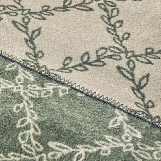 English Home Ivy trellis Battaniye 200x220 cm Yeşil