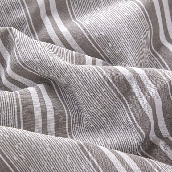 English Home Sleek Lines Çift Kişilik Nevresim Takımı 200x220 cm Gri