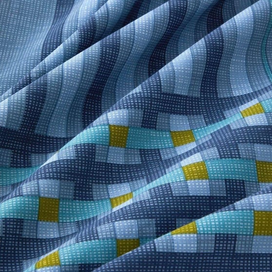 English Home Textured Grid Çift Kişilik Nevresim Takımı 200x220 cm
