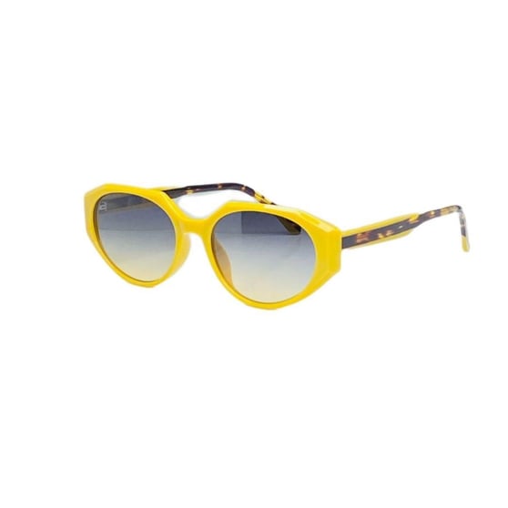 Gigioo Milano GG.208.C9 Unisex Güneş Gözlüğü – Sarı Çerçeve, Füme Degrade Cam