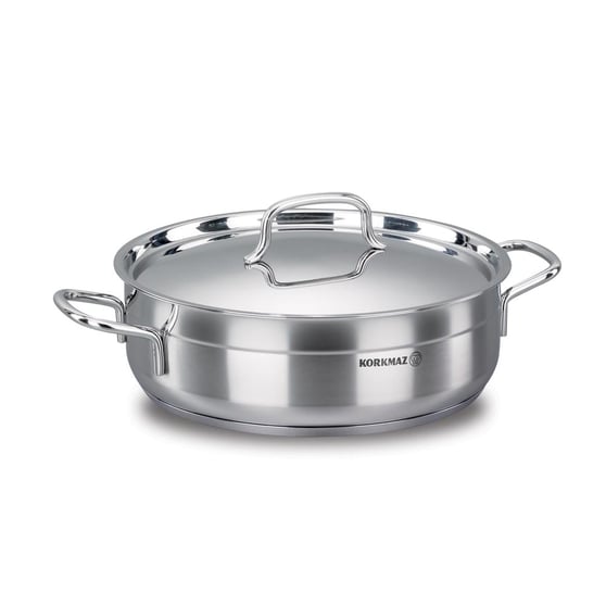Korkmaz A1030 Alfa 30*10Cm Kısa Tencere 7.0 Lt