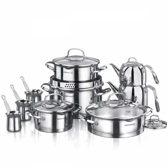 Korkmaz A1702 Steama 15 Parça Hiper Set